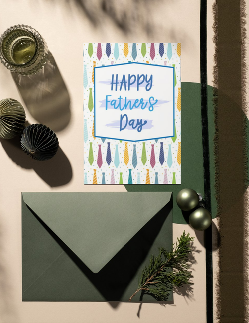 "Ties" Father's Day Card