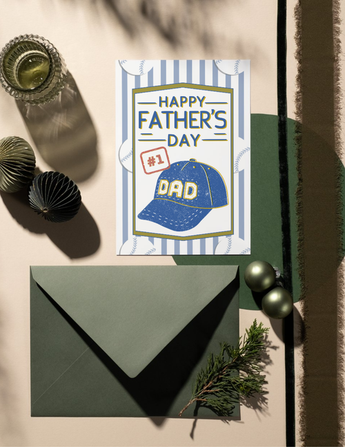 "Baseball" Father's Day Card