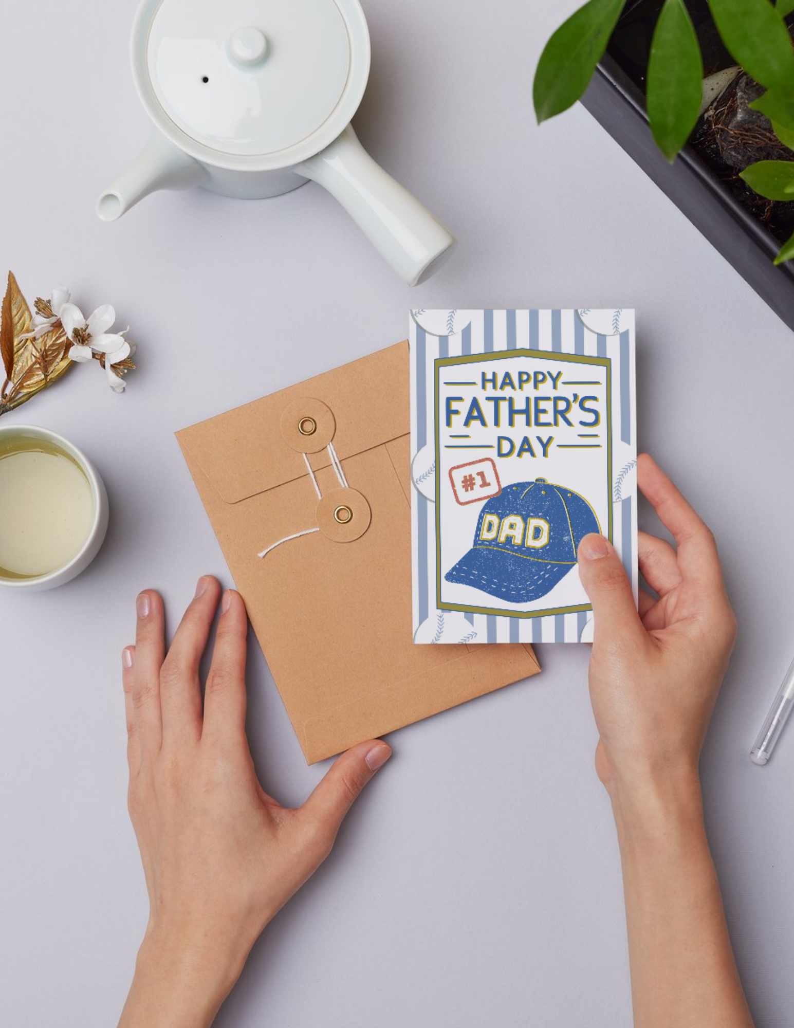 "Baseball" Father's Day Card