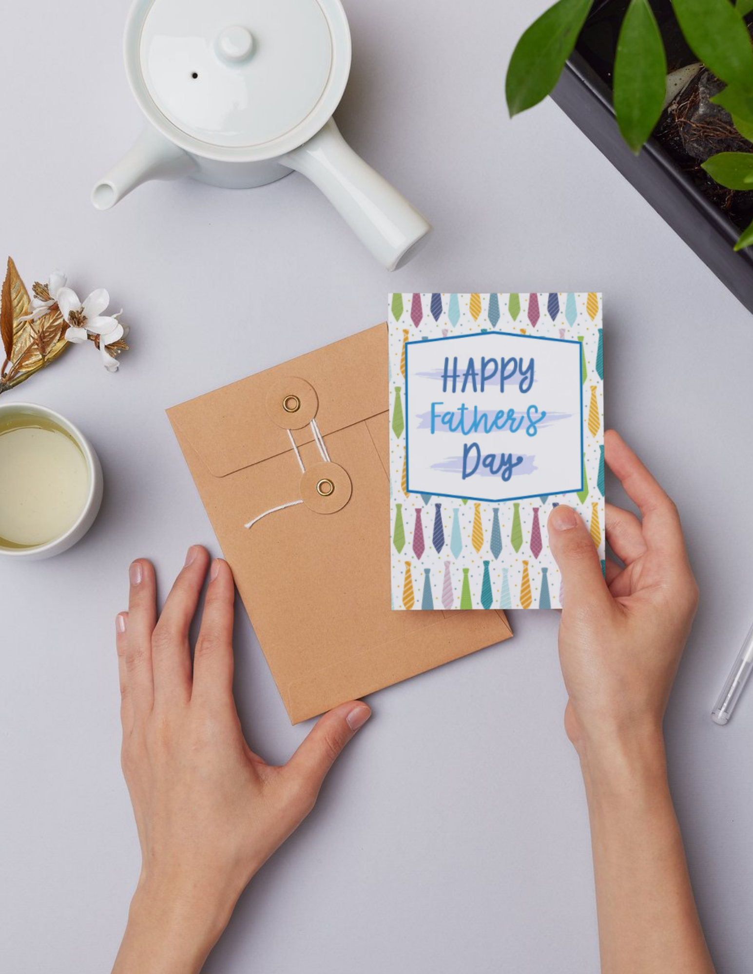 "Ties" Father's Day Card