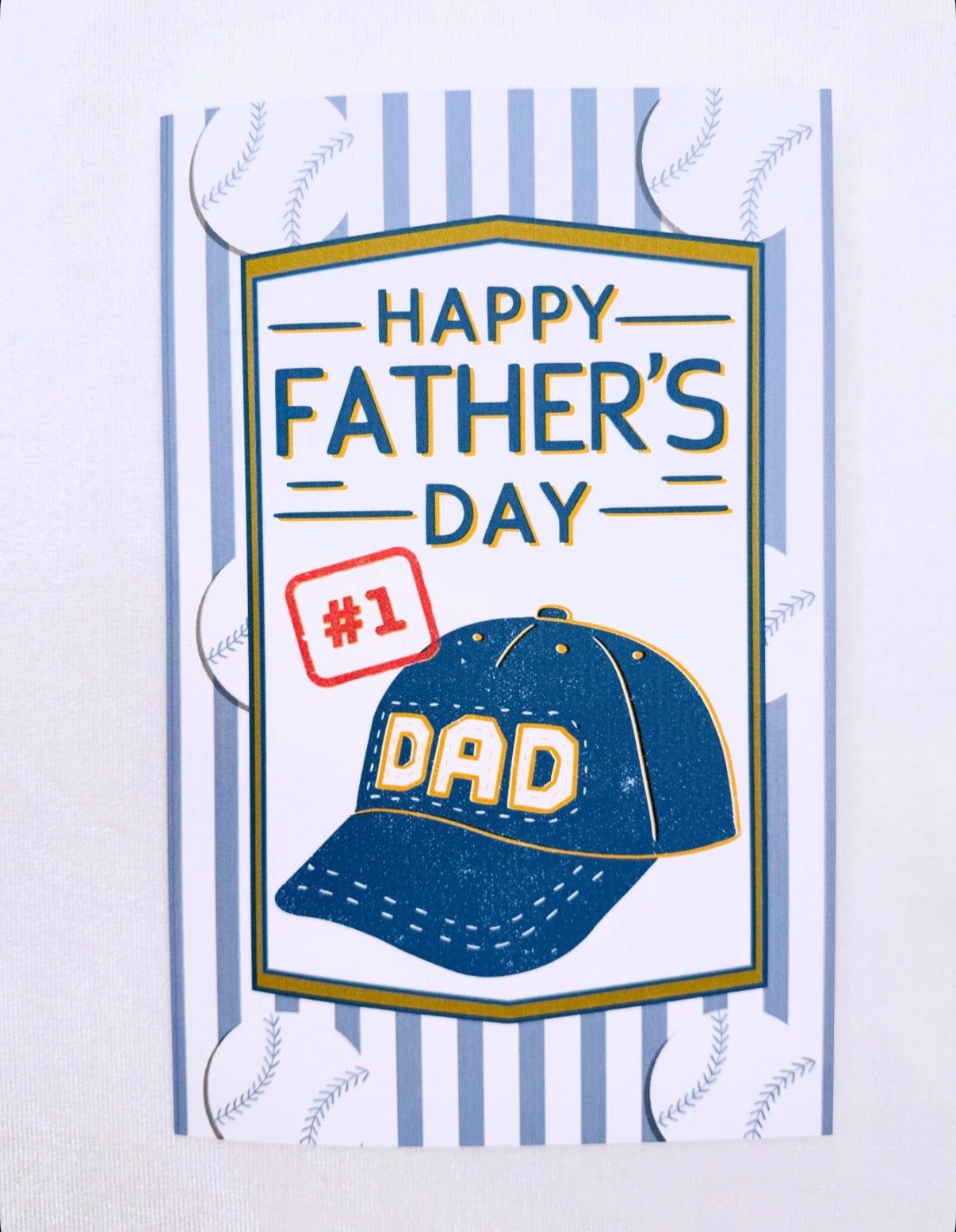 "Baseball" Father's Day Card